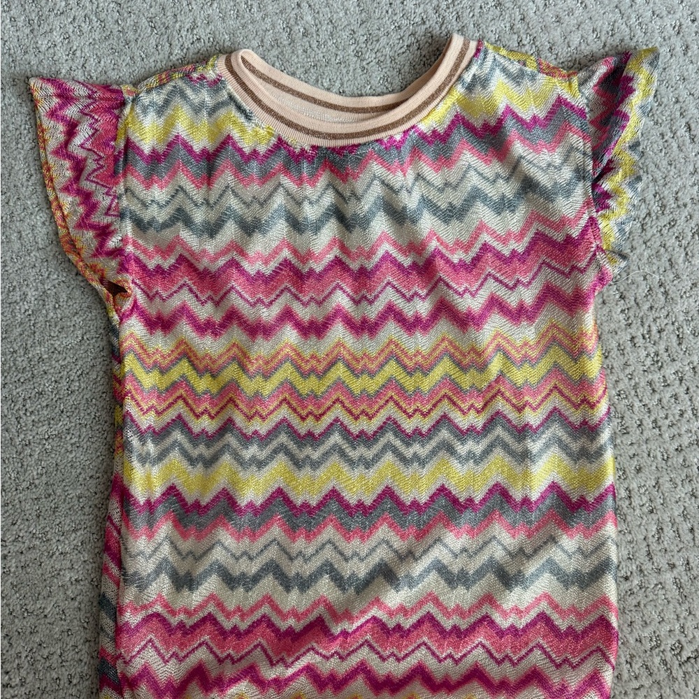 Vibrant Zigzag Women's Blouse